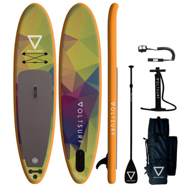 Voltsurf 11’0 Rover Stand Up Paddle Board Inflatable SUP - Orange Rail - Good Wave